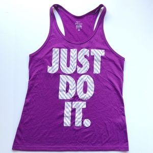 Nike Drifit Racerback Tank (Purple)